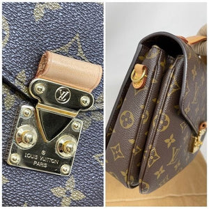 185 Pre Owned Auth Louis Vuitton Pochette Métis Monogram Shoulder Bag AR4240