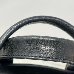 0157 Preowned Authentic Chloe Hand Bag Lamb Leather Black