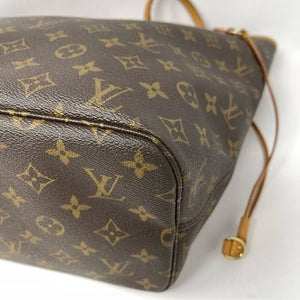 177 Pre Owned Authentic Louis Vuitton Monogram Nevefull MM Tote Bag AR0029
