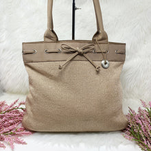 Load image into Gallery viewer, 128 Pre-owned The Sak Dual Handle Beige Tote Purse