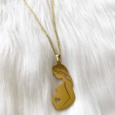 'Pre-Owned Pregnant Mom' Necklace