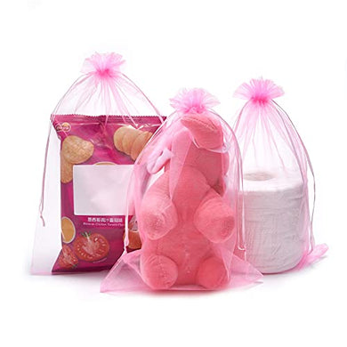 LOOKSGO 25 pcs 8x12 Inches Drawstring Organza Bags Wedding Party Favor Gift Candy Toys Makeup Pouches Gift Bag