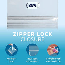 Load image into Gallery viewer, 9 x 12 inches, 2Mil Clear Reclosable ZIP Bags, case of 1,000 GPI Brand
