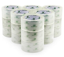 Load image into Gallery viewer, BOMEI PACK Clear Silent Packing Tape 18 Rolls, NO Noise Quiet Tape Refill Rolls for Shipping, Moving and Packaging, 2.4Mil 1.88Inch 55Yards