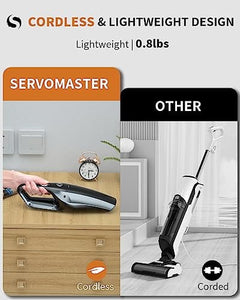 SERVOMASTER Handheld Vacuum Cleaner Cordless, Small Powerful Car Vacuum Cleaner with Rechargeable Battery, Portable Car Hand Held Vacuum Cleaner Accessories Interior Cleaning Kit for Men Women