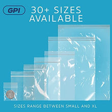 Load image into Gallery viewer, 9 x 12 inches, 2Mil Clear Reclosable ZIP Bags, case of 1,000 GPI Brand