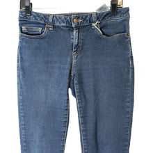 Load image into Gallery viewer, EUC Pre-owned Women Michael Kors Izzy Skinny Jeans Mid Rise Dark Wash Blue Denim Size 4