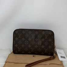 Load image into Gallery viewer, 283 Pre Owned Authentic Louis Vuitton Monogram Canvas Orsay Clutch Bag AR1915