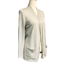 Load image into Gallery viewer, Pre-owned Jones Women&#39;s Lightweight Open Front Long Sleeve Pockets Cardigan Sweater Small