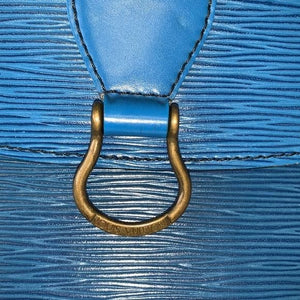 242 Pre Owned Authentic Louis Vuitton Epi Blue Saint Cloud Shoulder Bag 8910 VI