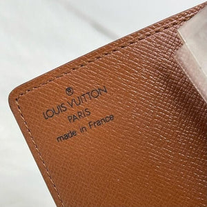 0146 Preowned Auth Louis Vuitton Monogram Porte Credit Pression Card Case CT0997