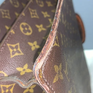 238 Pre Owned Authentic Louis Vuitton Monogram Serviette Fermoir Briefcase Bag