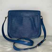 Load image into Gallery viewer, 242 Pre Owned Authentic Louis Vuitton Epi Blue Saint Cloud Shoulder Bag 8910 VI