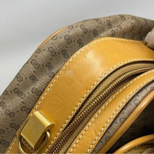 Load image into Gallery viewer, 302 Pre Owned Auth GUCCI Micro GG Monogram Beige Suitcase Travel Bag 012.20.4869