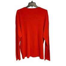 Load image into Gallery viewer, Pre-owned Express Women&#39;s Tee Oversized Red Long Sleeve Cotton Pullover Shirt Top Size XL