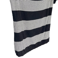 Load image into Gallery viewer, EUC Pre-owned Max Studio Off Shoulder Stripes Short Sleeve Super Soft Blouse Top Size Medium