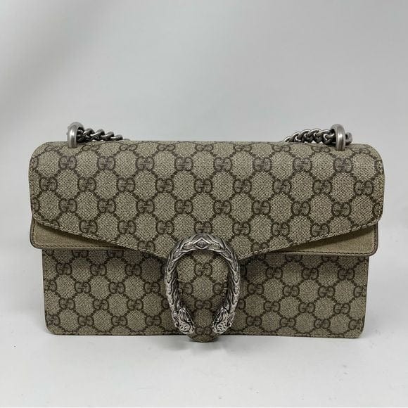 183 Pre Owned Auth GUCCI GG Supreme Dionysus Canvas Shoulder Bag 400249.486628