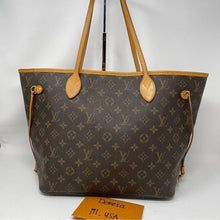 Load image into Gallery viewer, 177 Pre Owned Authentic Louis Vuitton Monogram Nevefull MM Tote Bag AR0029
