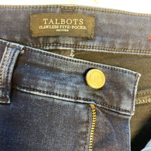 Load image into Gallery viewer, Pre-owned Talbots Women&#39;s Flawless Five Pocket Mid Rise Jegging Blue Denim Jeans Size 8p