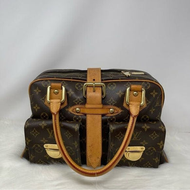346 Pre Owned Authentic Louis Vuitton Monogram Manhattan Handbag FL30768
