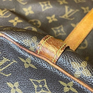 0134 Pre Owned Auth Louis Vuitton Monogram SAC Shopping Tote Handbag NO 0945
