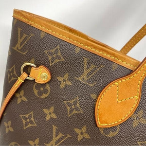 176 Pre Owned Authentic Louis Vuitton Monogram Neverfull MM Tote Bag SF4159