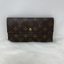 Load image into Gallery viewer, 0152 Pre Owned Authentic Louis Vuitton Monogram International Long Wallet MI0953