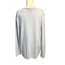 Load image into Gallery viewer, Pre-owned DKNY Jeans Women&#39;s V-Neck Long Sleeve Rhinestone Embellished Tunic Sweater XXL