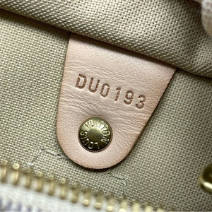 191 Pre Owned Authentic Louis Vuitton Damier Azur Speedy Bandoulière 30 DU0193