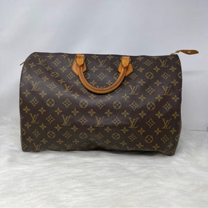 434 Pre Owned Authentic Louis Vuitton Monogram Speedy 40 Travel Handbag MB9001