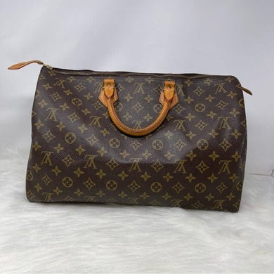 434 Pre Owned Authentic Louis Vuitton Monogram Speedy 40 Travel Handbag MB9001