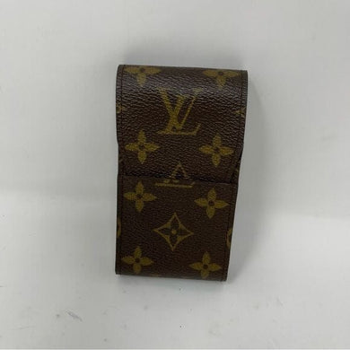 0104 Pre Owned Authentic Louis Vuitton Monogram Cigarette Case Holder CT0073