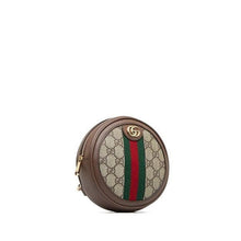 Load image into Gallery viewer, 002 Pre Owned Auth GUCCI GG Mini Supreme Round Ophidia Backpack 598661.493075