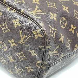 175 Pre Owned Authentic Louis Vuitton Monogram Neverfull MM Tote Bag AR2188