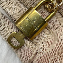 Load image into Gallery viewer, 087 Pre-owned Authentic Louis Vuitton Tone Padlock &amp; Key Gold Tone