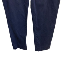 Load image into Gallery viewer, EUC Pre-owned Talbots Signature Womens Mid Rise Stretch Navy Blue Ankle Work Pants Size 12