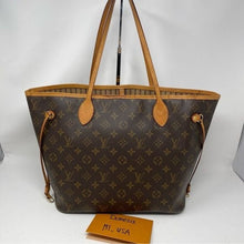 Load image into Gallery viewer, 176 Pre Owned Authentic Louis Vuitton Monogram Neverfull MM Tote Bag SF4159