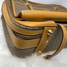 Load image into Gallery viewer, 302 Pre Owned Auth GUCCI Micro GG Monogram Beige Suitcase Travel Bag 012.20.4869