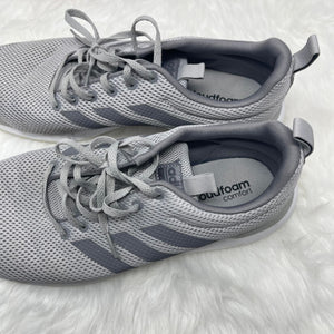 Pre-owned Male adidas Cloadfoam Low Top Lace Up Gray Running Sneakers Shoes Size 10.5