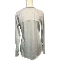 Load image into Gallery viewer, Reebok Pre-owned Active Athletic Long Sleeve Top Partially Netted Gray Shirt Size Medium