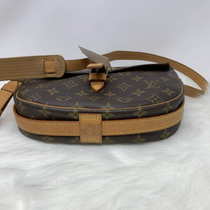 341 Pre Owned Authentic Louis Vuitton Monogram Juene Fille Crossbody Bag TH1900