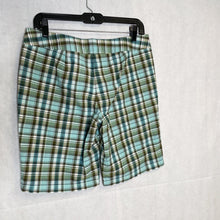 Load image into Gallery viewer, Pre-owned Women Ann Taylor Signature Fit Lower On-Waist Checkered Bermuda Shorts Size 6P