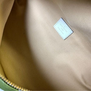 141 Pre Owned Auth Louis Vuitton Monogram Bumbag Crossbody Khaki Green MI1139