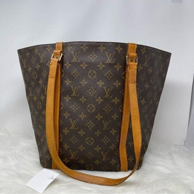 0134 Pre Owned Auth Louis Vuitton Monogram SAC Shopping Tote Handbag NO 0945