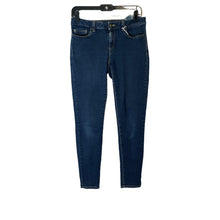 Load image into Gallery viewer, EUC Pre-owned Women Michael Kors Izzy Skinny Jeans Mid Rise Dark Wash Blue Denim Size 4