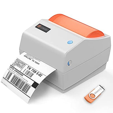 Comer Shipping Label Printer 4×6 -Commercial Direct Thermal Printer High Speed Barcode Label Maker Machine Compatible with Windows Mac Linux for Warehouse Ebay Amazon USPS FedEx DHL