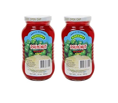 Florence Palm Nut in Syrup Kaong Red (2 Pack, Total of 24oz)