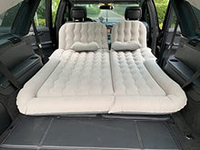 Load image into Gallery viewer, Byomostor 3 in 1 Car Air Mattress, Inflatable Bed for Car Back Seat Cargo Area Car Bed with Electric Air Pump-2 Support Fillers &amp; 2 Pillows Fits SUV|MPV|Sedan|Minivan for Road Trip Camping Grey