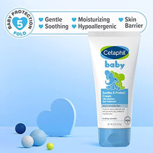 Load image into Gallery viewer, Cetaphil Baby Soothe &amp; Protect Cream with Allantoin Skin Protectant, 6 oz, Prevents Dry, chaffed or Cracked Skin, Baby Cream moisturizes for 24 Hours, Non-Greasy (Packaging May Vary)