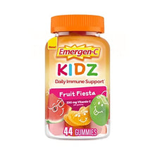 Load image into Gallery viewer, Emergen-C Kidz Daily Immune Support Dietary Supplements, Flavored Gummies with Vitamin C and B Vitamins, Fruit Fiesta Flavored Gummies - 44 Count